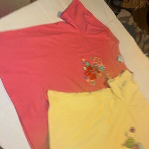 Breckenridge women's size 2X t-shirts Lot Of 2 crew neck short sleeves